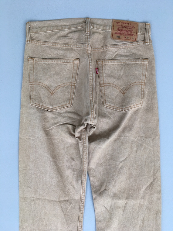 Jeans Levi s 505 Regular Fit Vintage lavati chiari taglia 30x30 Jeans Levi s 505 marroni denim sporco sbiadito jeans Levi s Straight Cut Distressed W30 Etsy Italia
