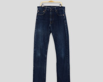 サイズ 28x33 ヴィンテージ リーバイス 505 フェードブルー ストーンウォッシュ ジーンズ 1990年代 リーバイス ストレートレッグ ジーンズ リーバイス ライトウォッシュ デニム リーバイス 505 USA ジーンズ W28