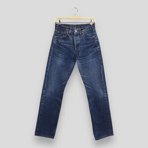 Size 26x31 Vintage 90s Levi's 501 Faded Dark Blue Jeans Levi's 501