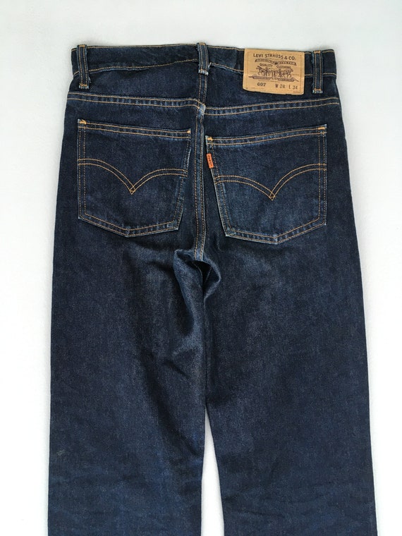 Size 27x33 Vintage Levis 607 Women Jeans Straight Leg Denim - Etsy