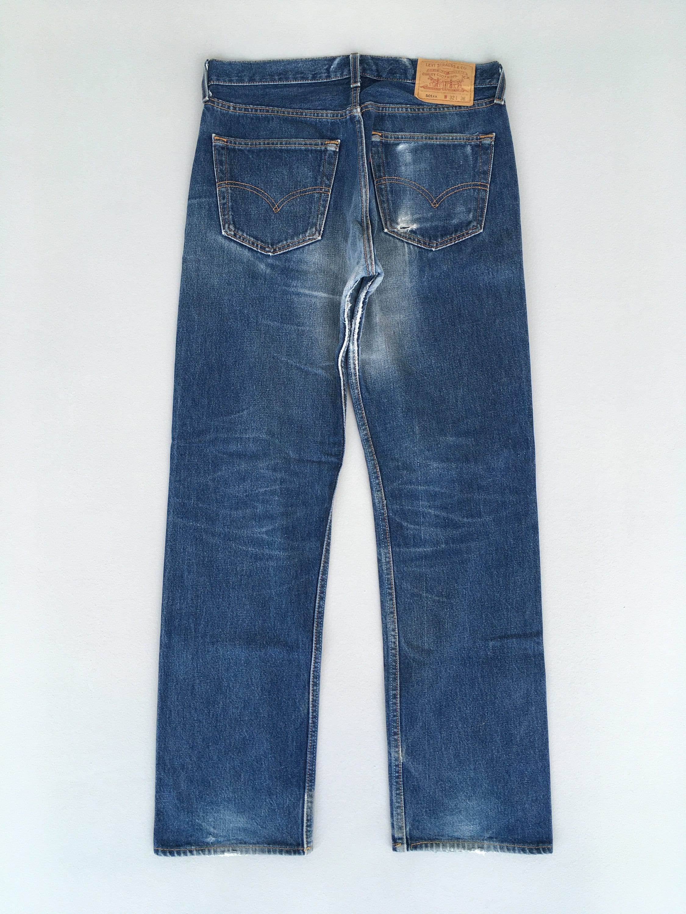 Size 30x30 Vintage Levis 501 Button Fly Jeans 1990s Levis Etsy