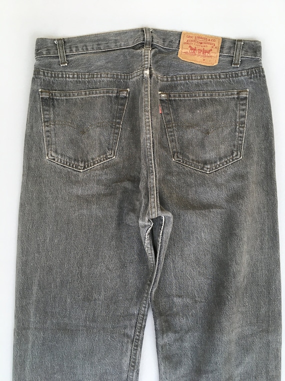 Size 34x30 Vintage 90s Levis 501 Ash 
