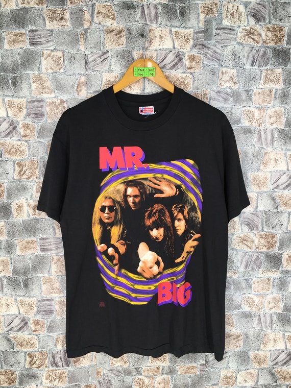 Vintage MR BIG Band T Shirt 1990s Big Hard Rock Alive Etsy