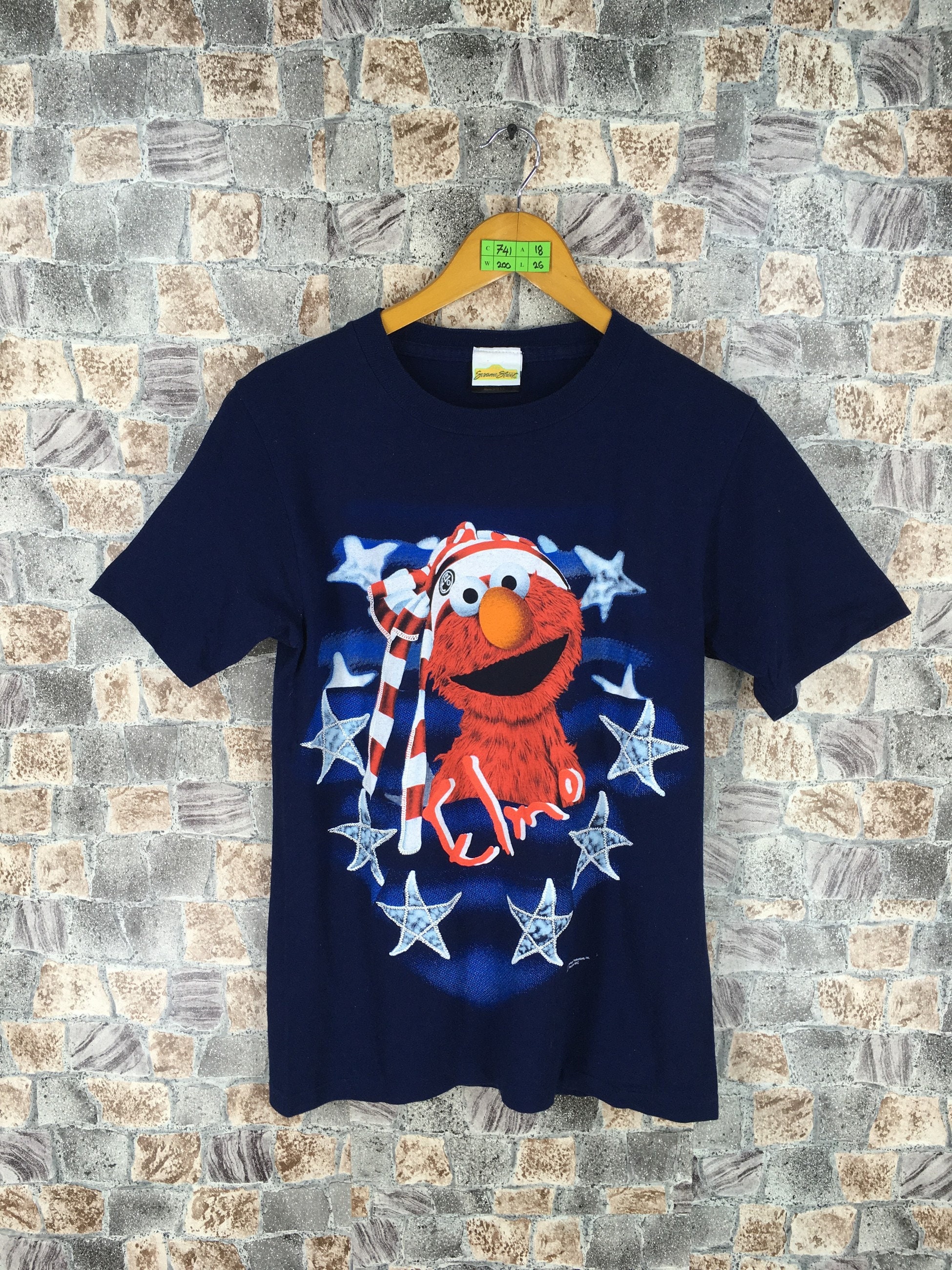 大人の上質 Sesame Street Classic Children's Tv Show Elmo Face Outline Women