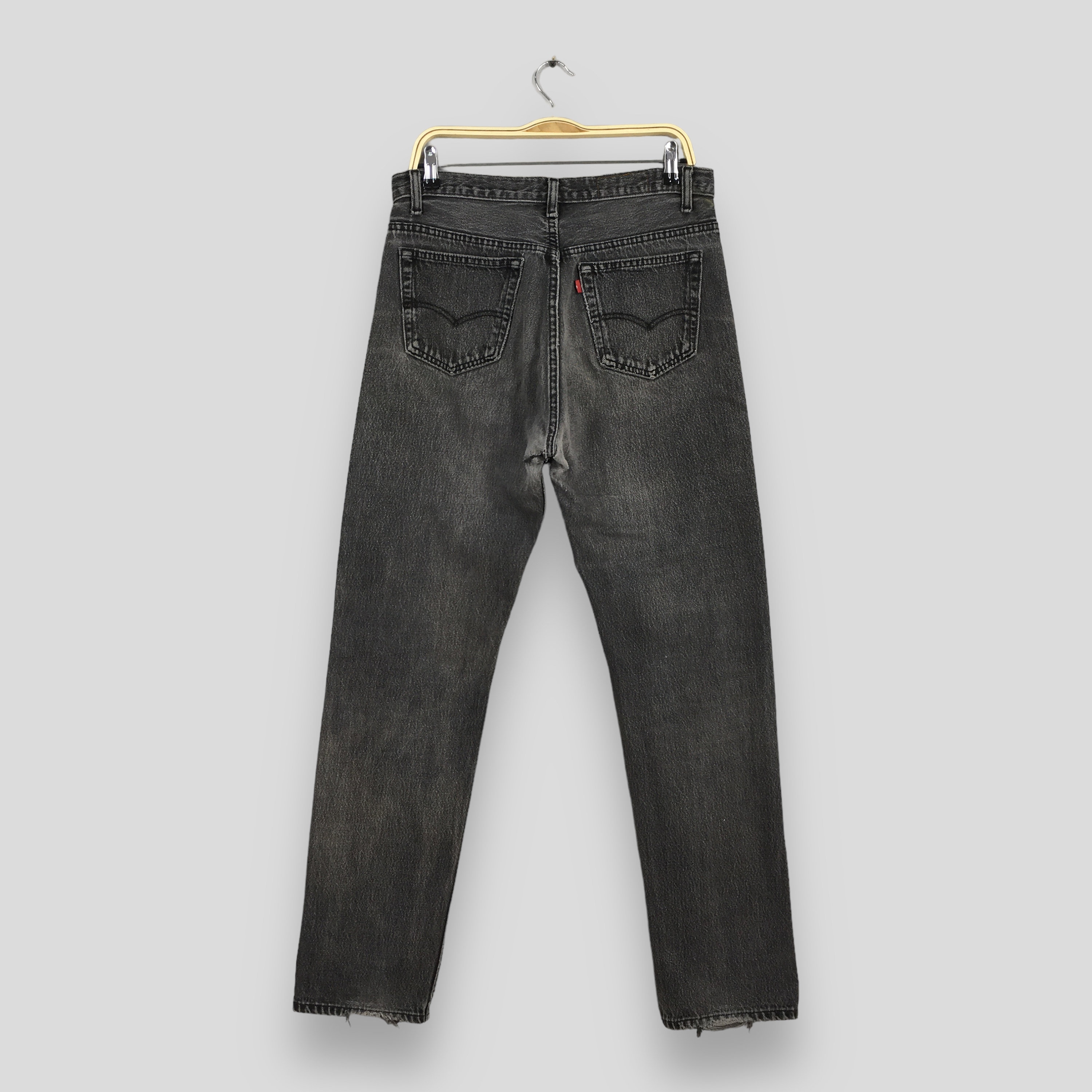 Levi's 501 90年代　USA製　W32 L32 Size 31x31 Vintage 90s Levi's 501 Black Jeans Light Wash Levi's