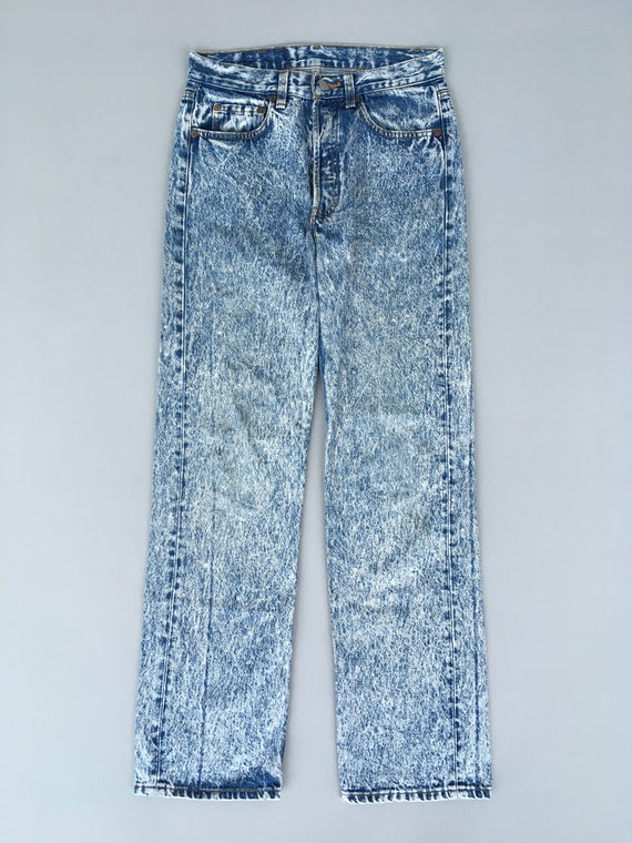 Vintage Levis 501 Acid Wash Jeans 