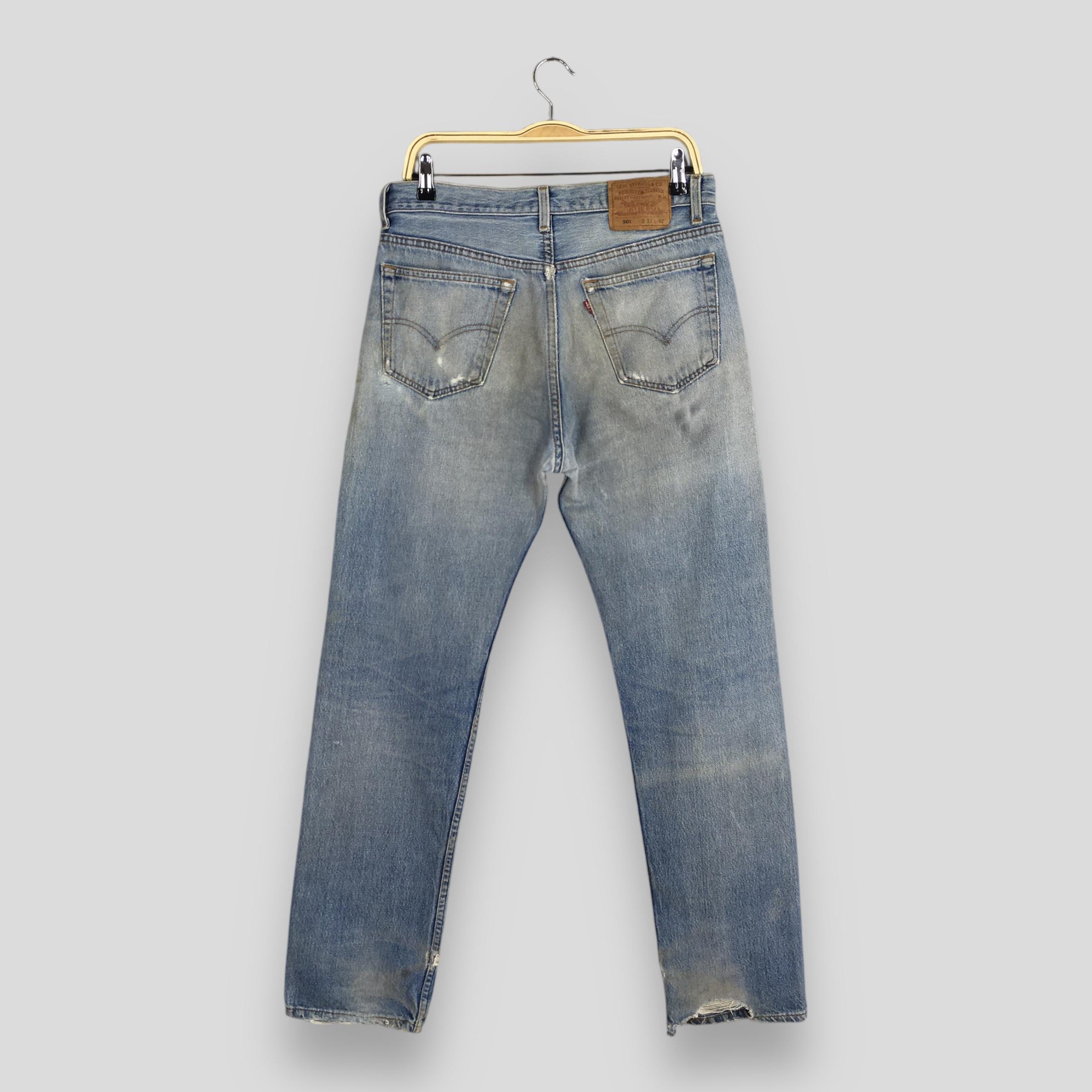 Size 30x31 Vintage 90s Levi's 501 Blue Jeans Levi's Straight Leg