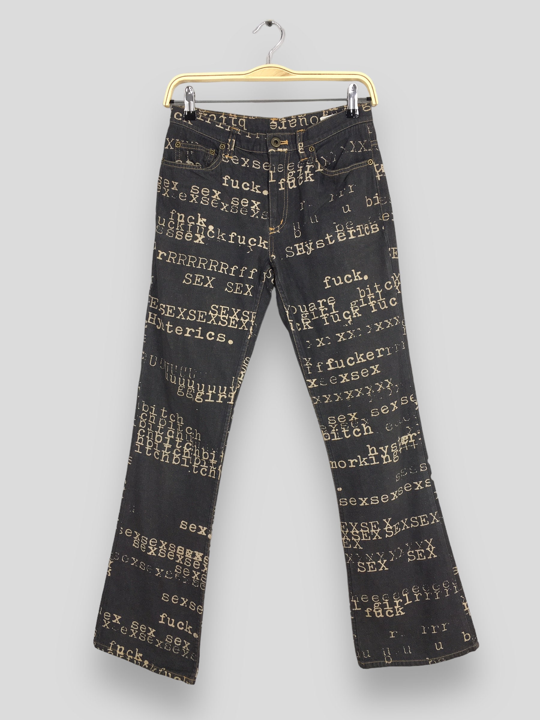 Size 26x28.5 Hysteric Glamour Japan Sex Fxxk Overprinted Size 26x28.5 Hysteric Glamour Japan Sex Fxxk Overprinted