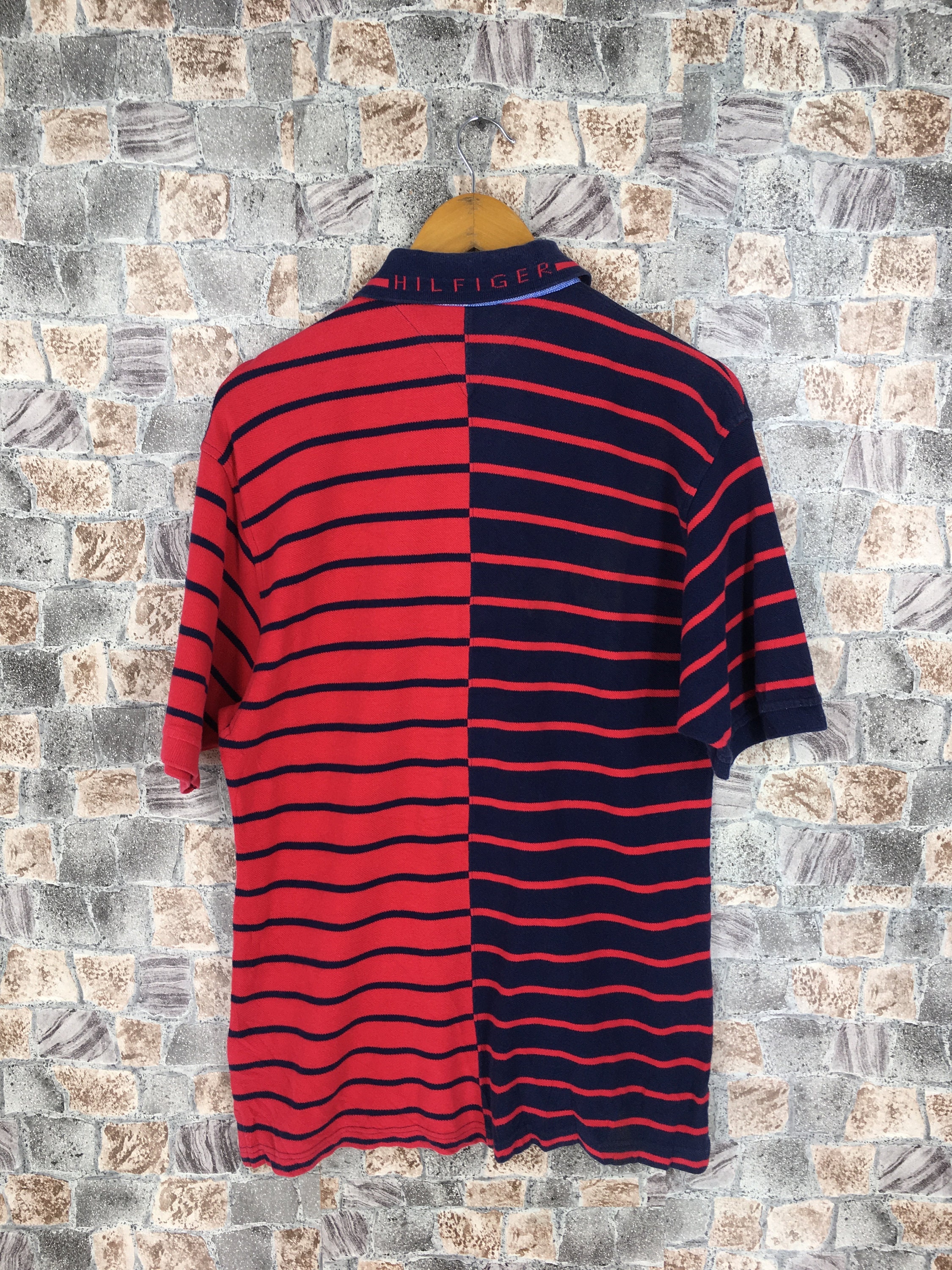 Vintage Tommy Hilfiger Polo Shirts Small Tommy Sports Striped - Etsy