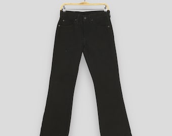 Vintage Levis 517 Bootcut Flare Jeans - Super Black 1990s Denim