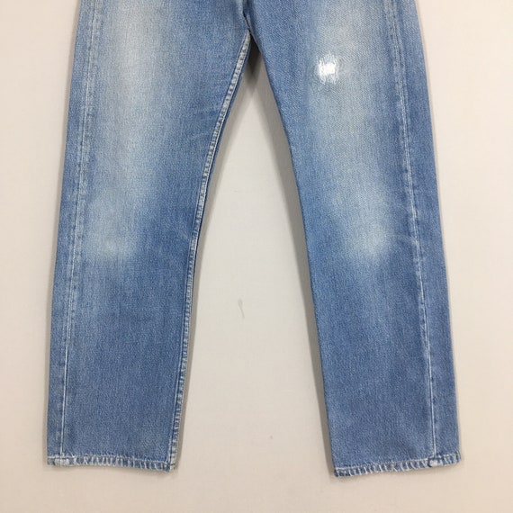Size 28x29 Vintage 80s Levi's 501 Faded Blue Jean… - image 3