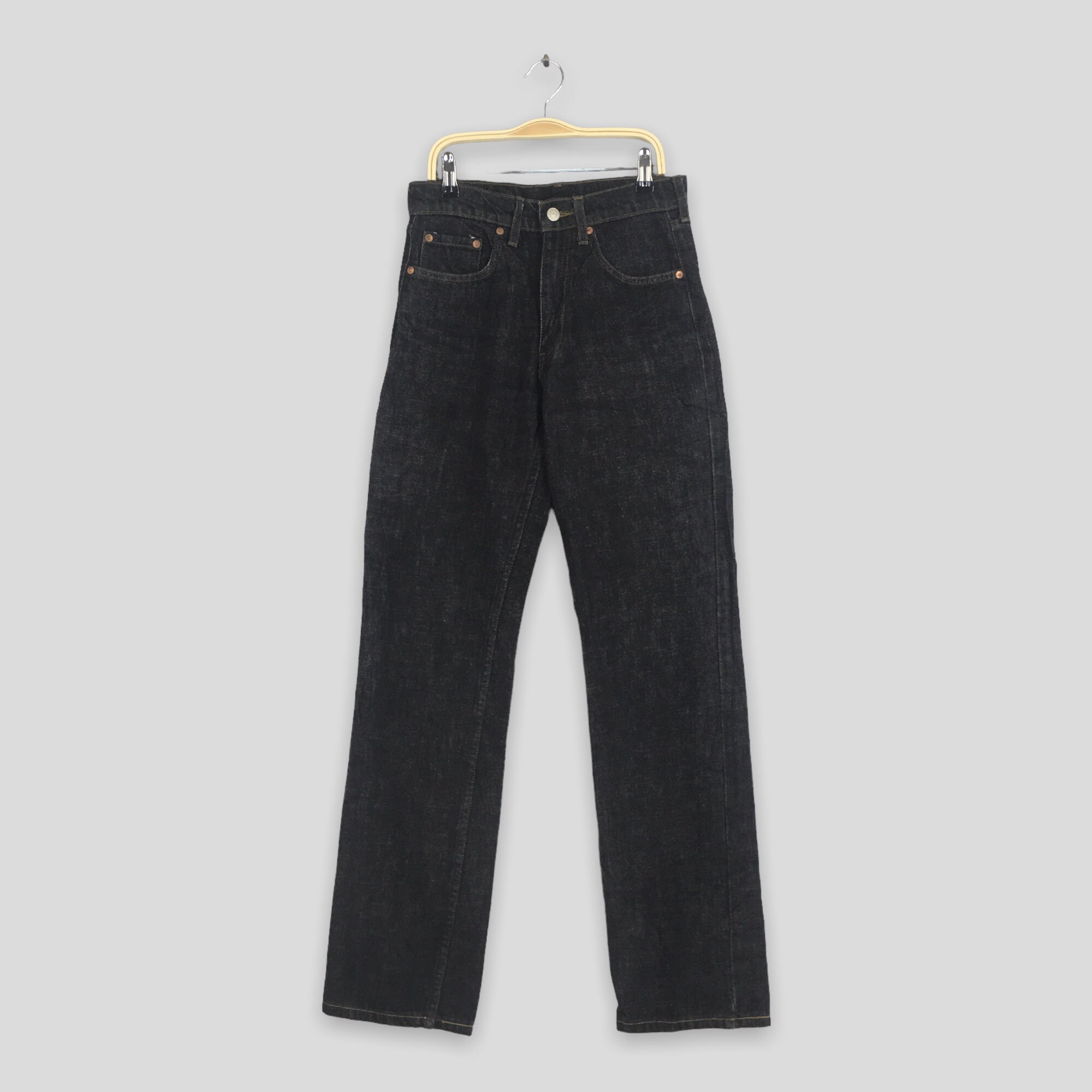 Size 26x32 Vintage Levi's 503 Black Women's Jeans High Waisted