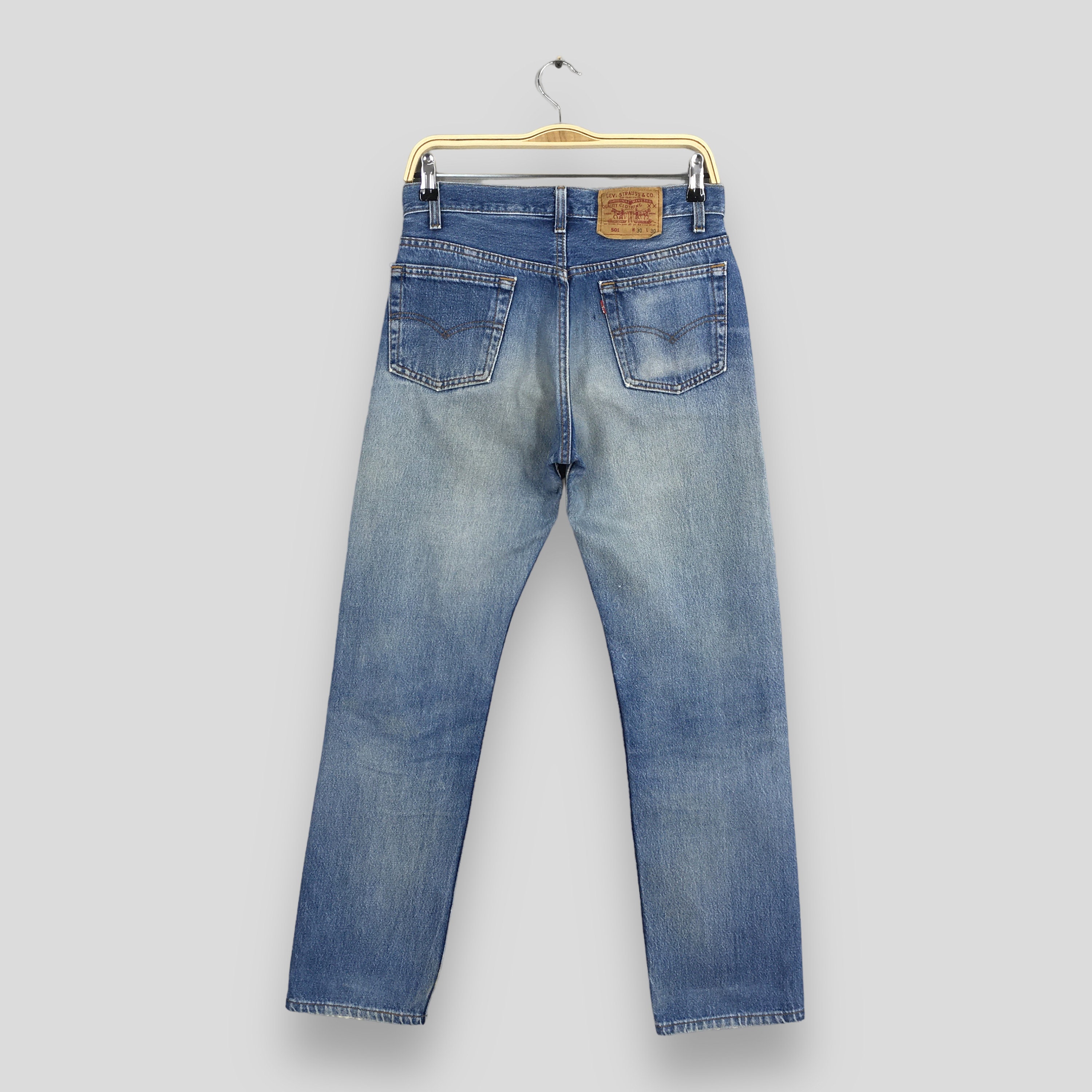 Levis501 80s 米国製 Size 28x29 Vintage 80s Levi's 501 Faded Blue Jeans Light