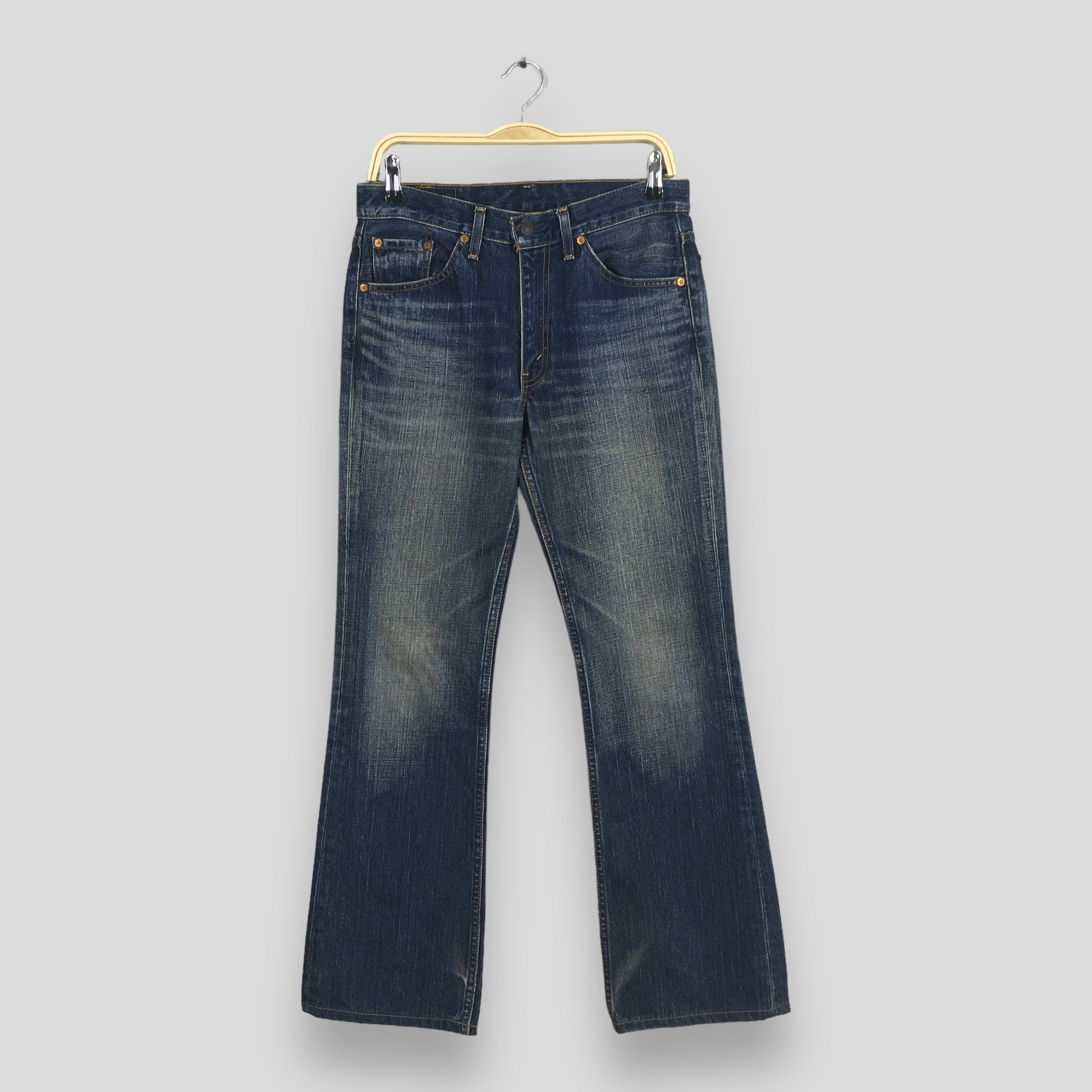 Size 29X30.5 Vintage Levi's 517 Faded Stonewash Flare Bootcut