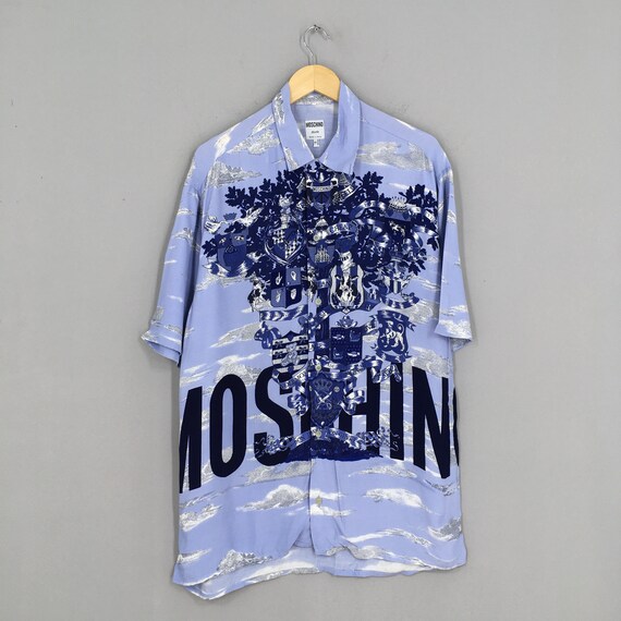 Vintage 90's Moschino Jeans Italy Shirt Small Mosc