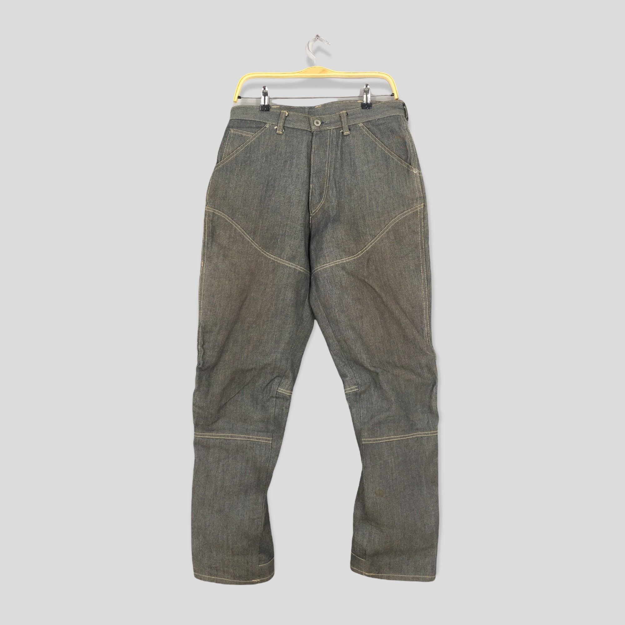 Size 32x29 Mad Hectic Denim Co Japan Chore Cargo Pants Denim Size 32x29 Mad Hectic Denim Co Japan Chore Cargo Pants Denim