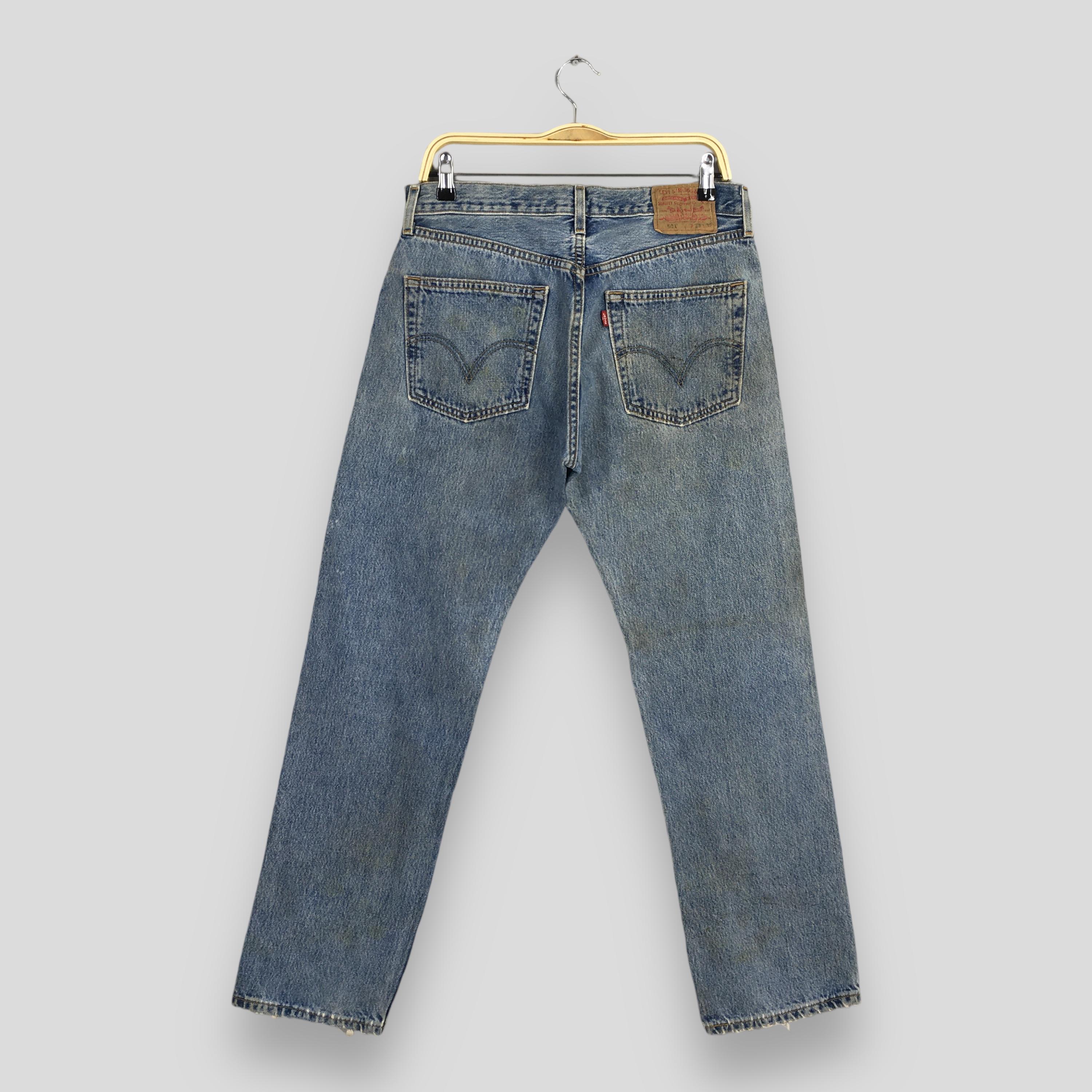 Size 31x30 Vintage 90s Levi's 501 Faded Dirty Denim Jeans Levi's