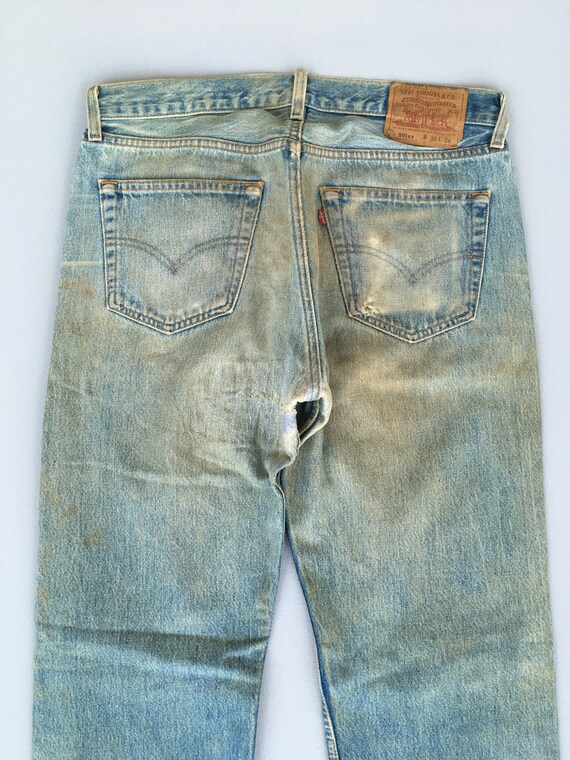 Size 34X32.5 Vintage Levis 501XX Blue 