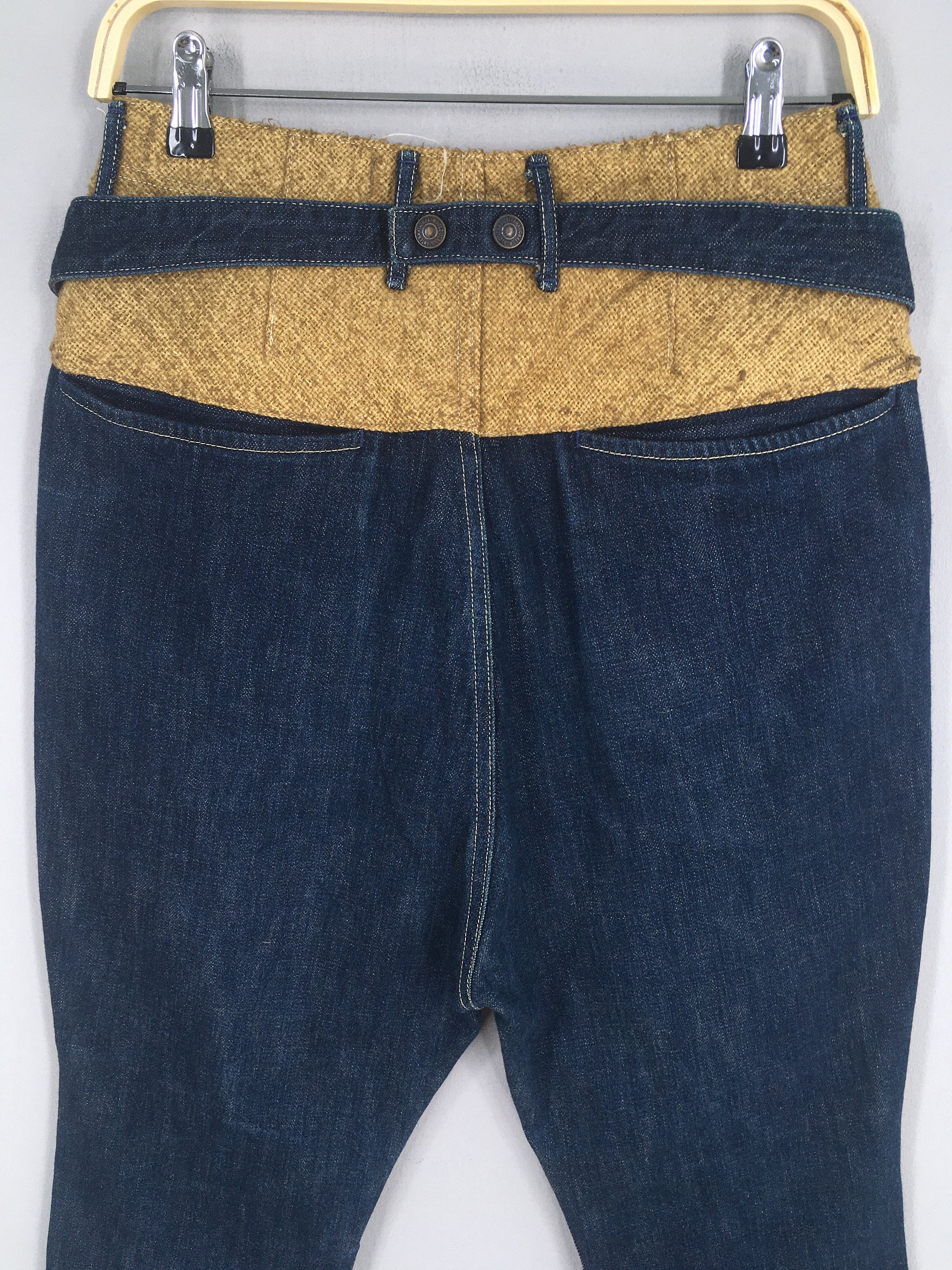 Size 26x23 Kapital Kountry High Waisted Button Fly Jeans