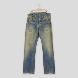Size 29x30 Vintage 70s Levi&#39;s 501 Selvedge Jeans Levi&#39;s Distressed Jeans Levi&#39;s Faded Dirty Denim Levi&#39;s Redline Jeans Levi&#39;s Mom Jeans W29