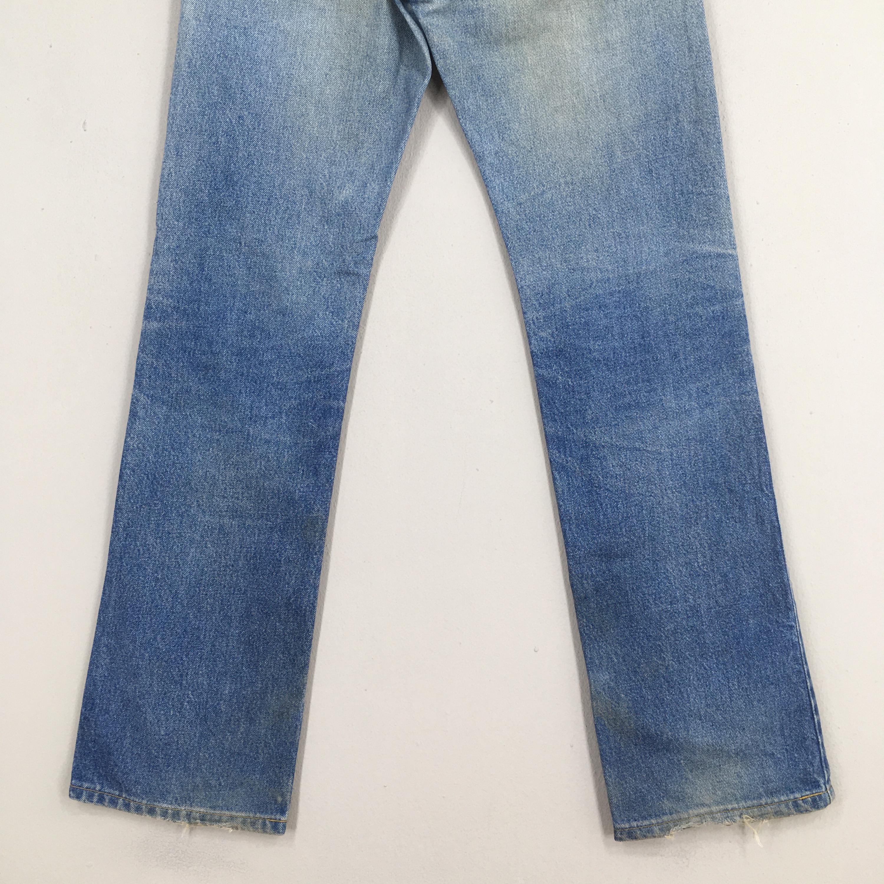Vintage 90s Levi's 517 Bootcut Jeans: Stonewash Distressed Denim