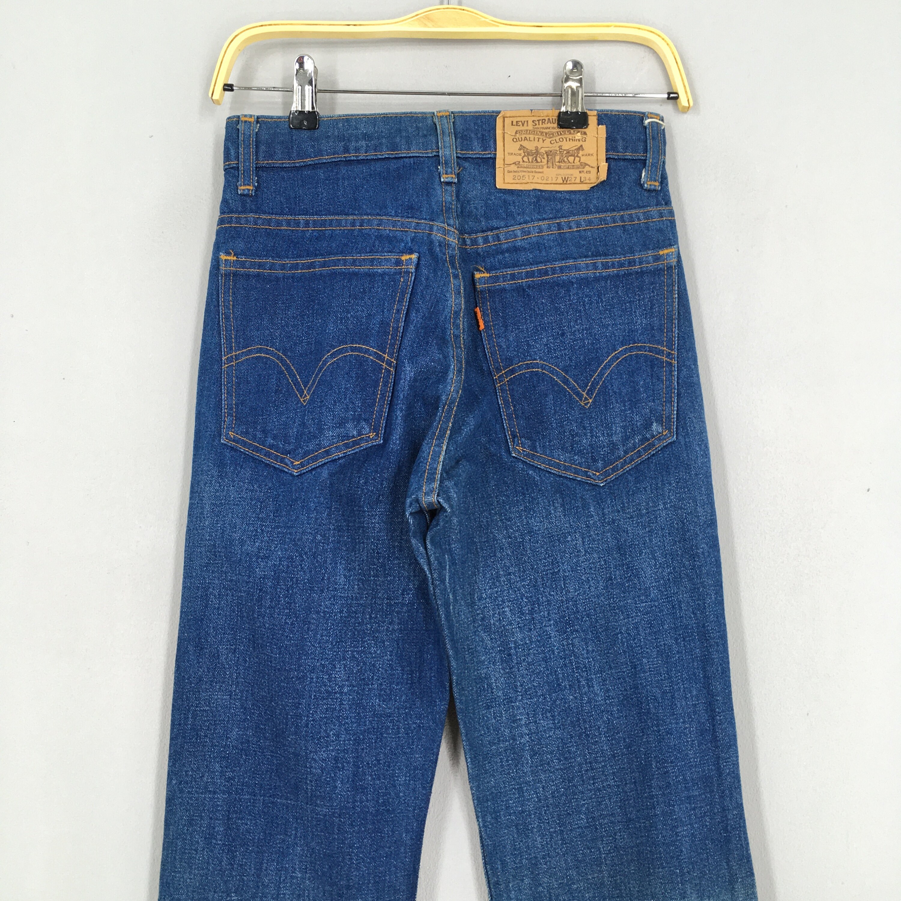 m*n様 1980s LEVI'S 517 BOOT CUT JEANS W33 Size 26x33.5 Vintage 80s Levis 517 Bootcut Jeans Levi's