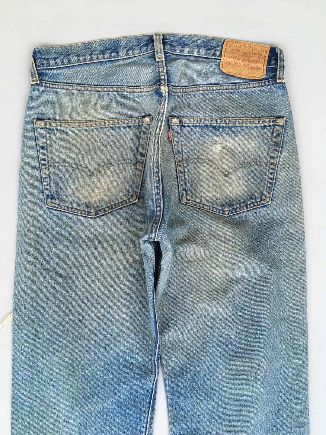 Size 32x28.5 Vintage Levis 501 Redline Jeans Stonewash Jeans - Etsy