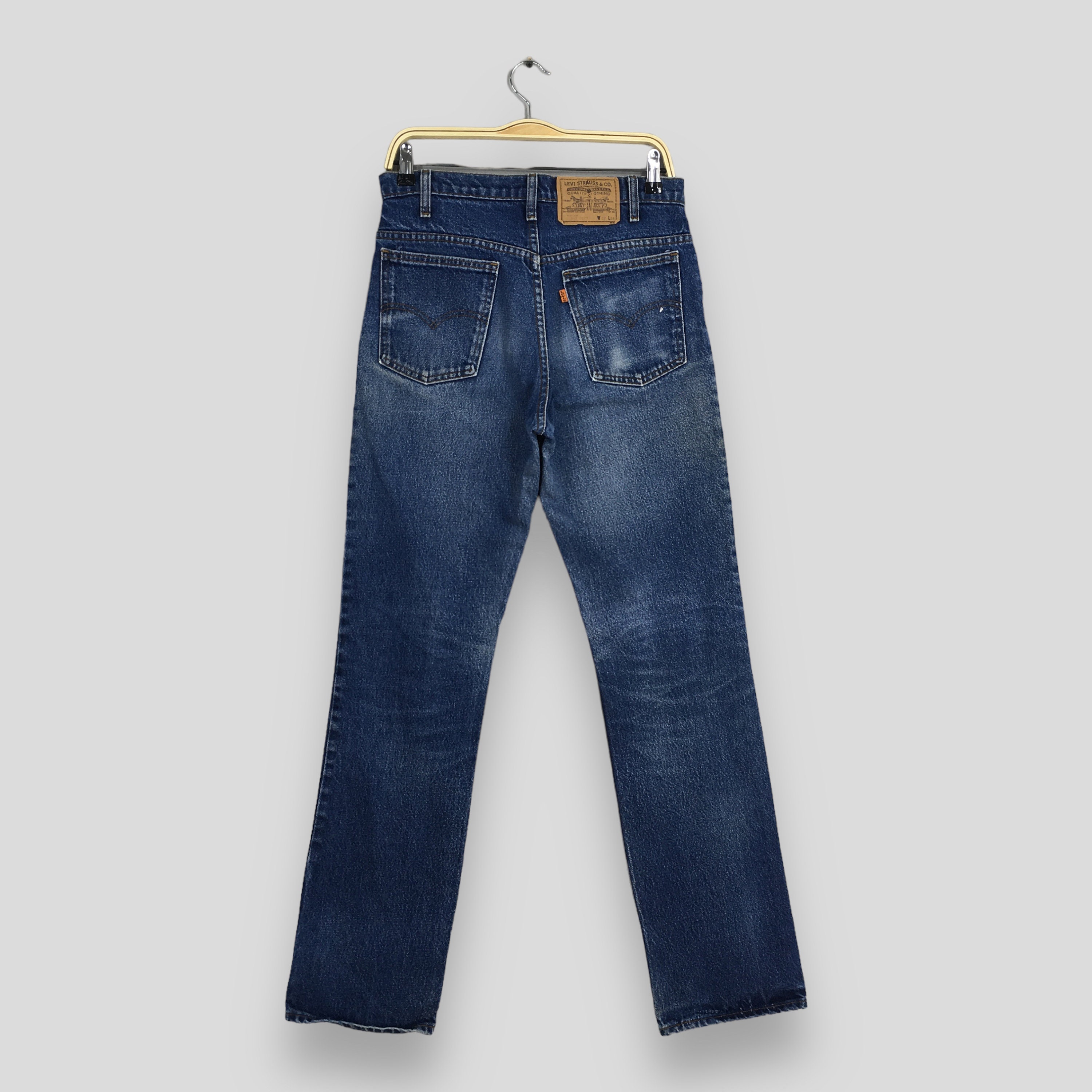 Size 30x31.5 Vintage 90s Levi's 509 0217 Faded Blue Jeans Light