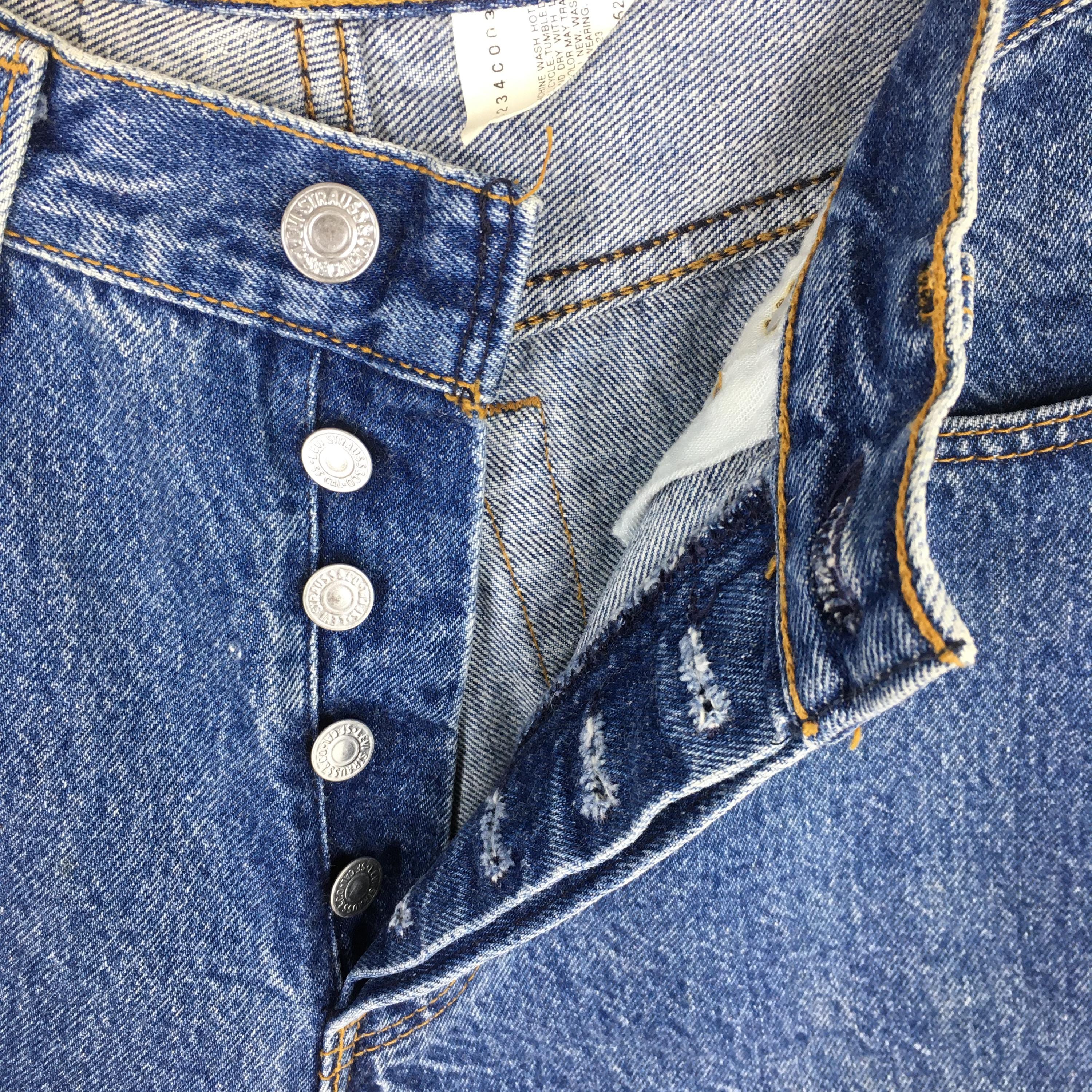Size 23x29 Vintage 90s Levi's 501 Blue Jeans Levi's Straight Cut