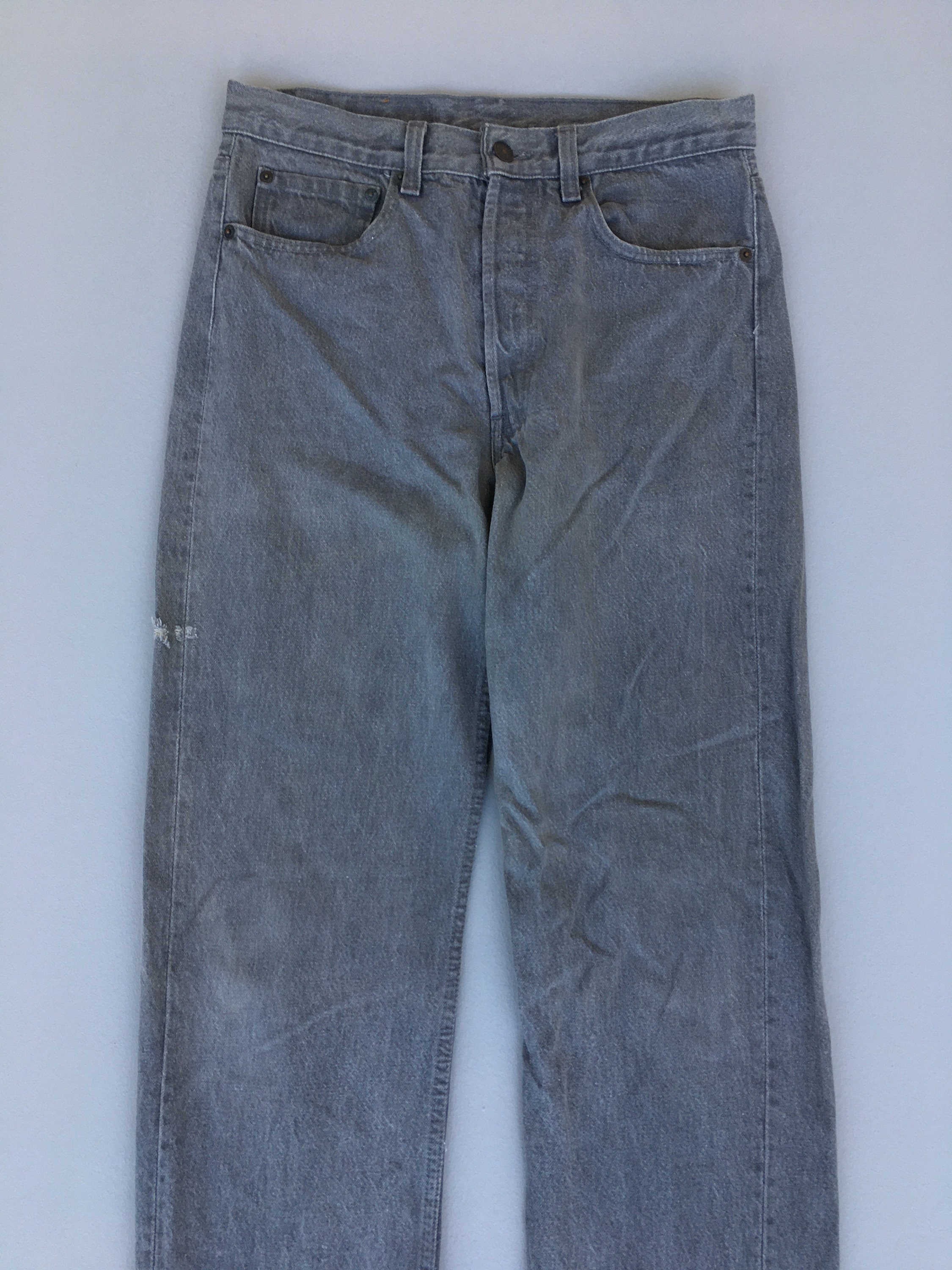 【90s】Levi's 501xx USA製 W35 Vintage 90's Levi's 501XX Jeans, Distressed, Short Denim