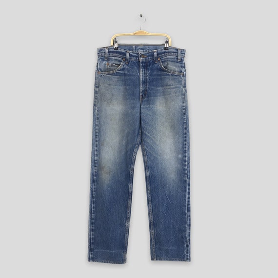 Size 32x29.5 Vintage 80's Levi's 505 Blue Stonewash Jeans