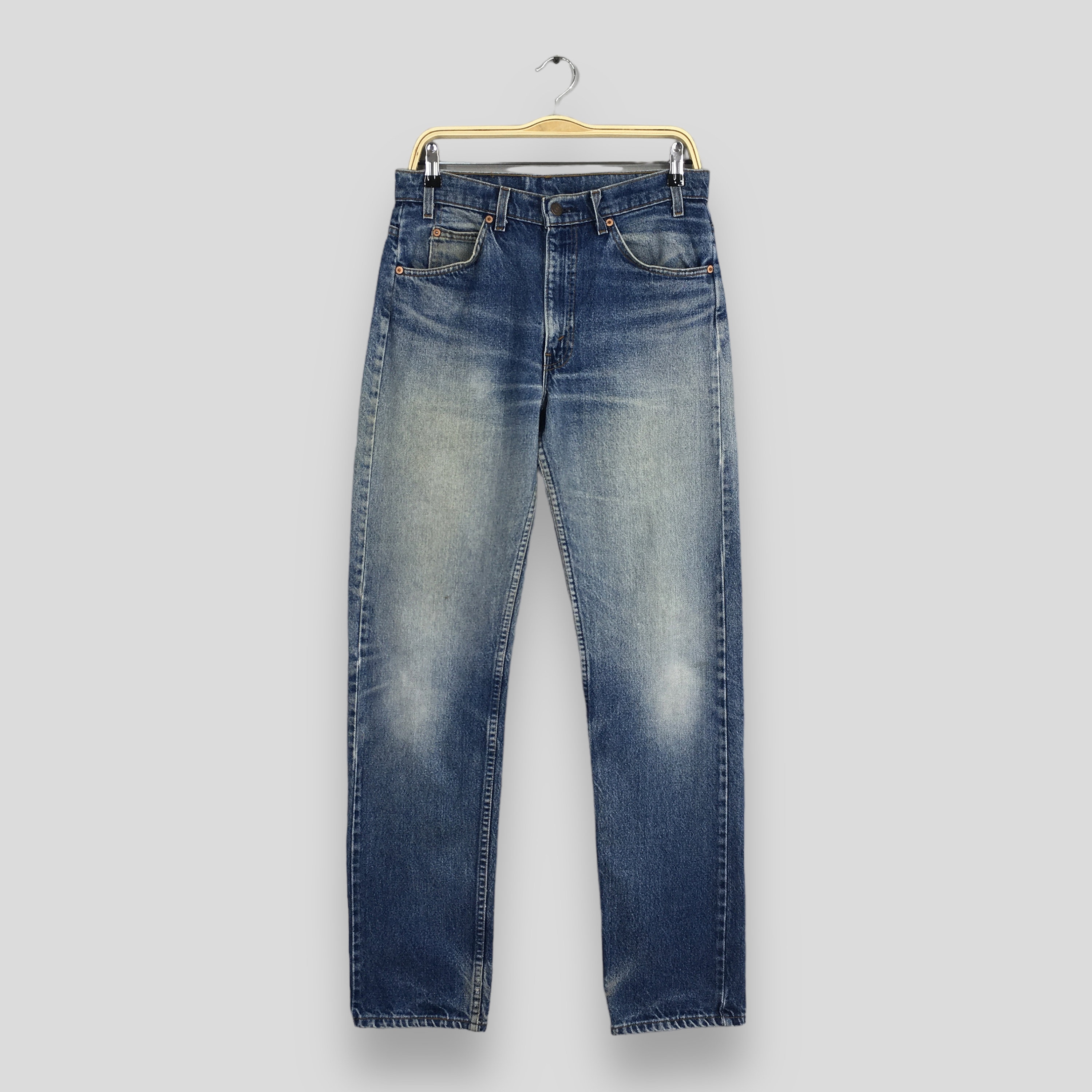 Size 30x32.5 Vintage 1990s Levi's 505 Faded Blue Jeans Levi's