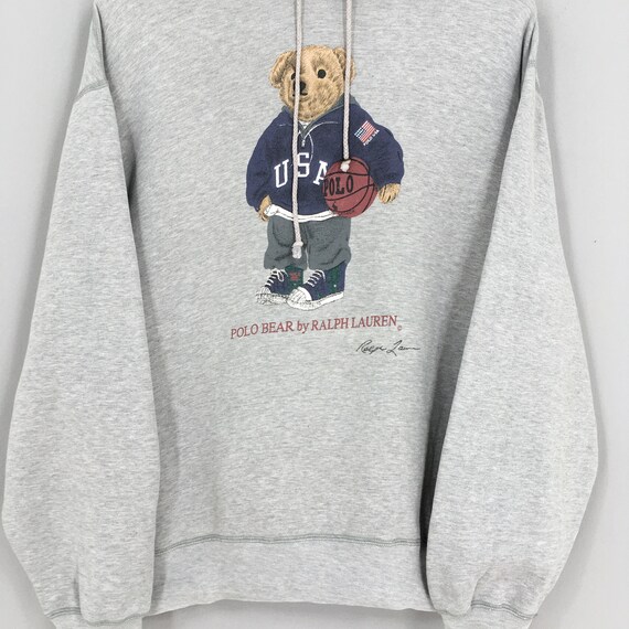 polo bear basketball sweater