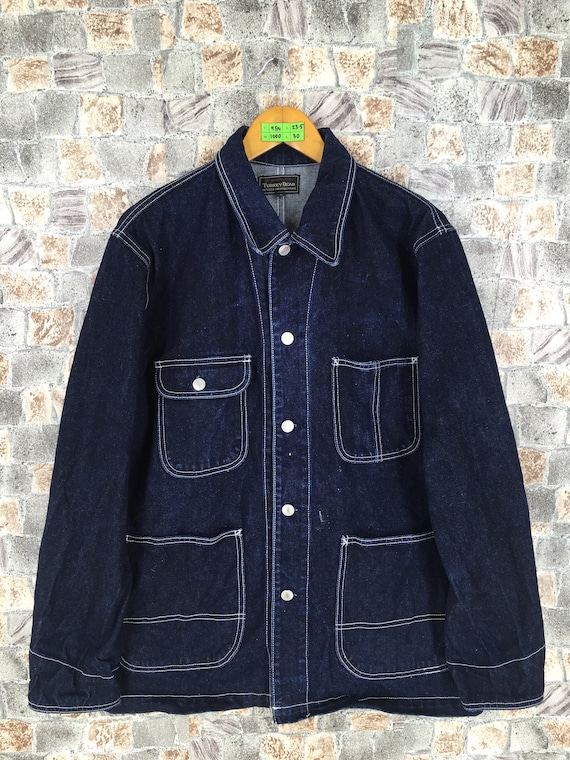 mens denim worker jacket
