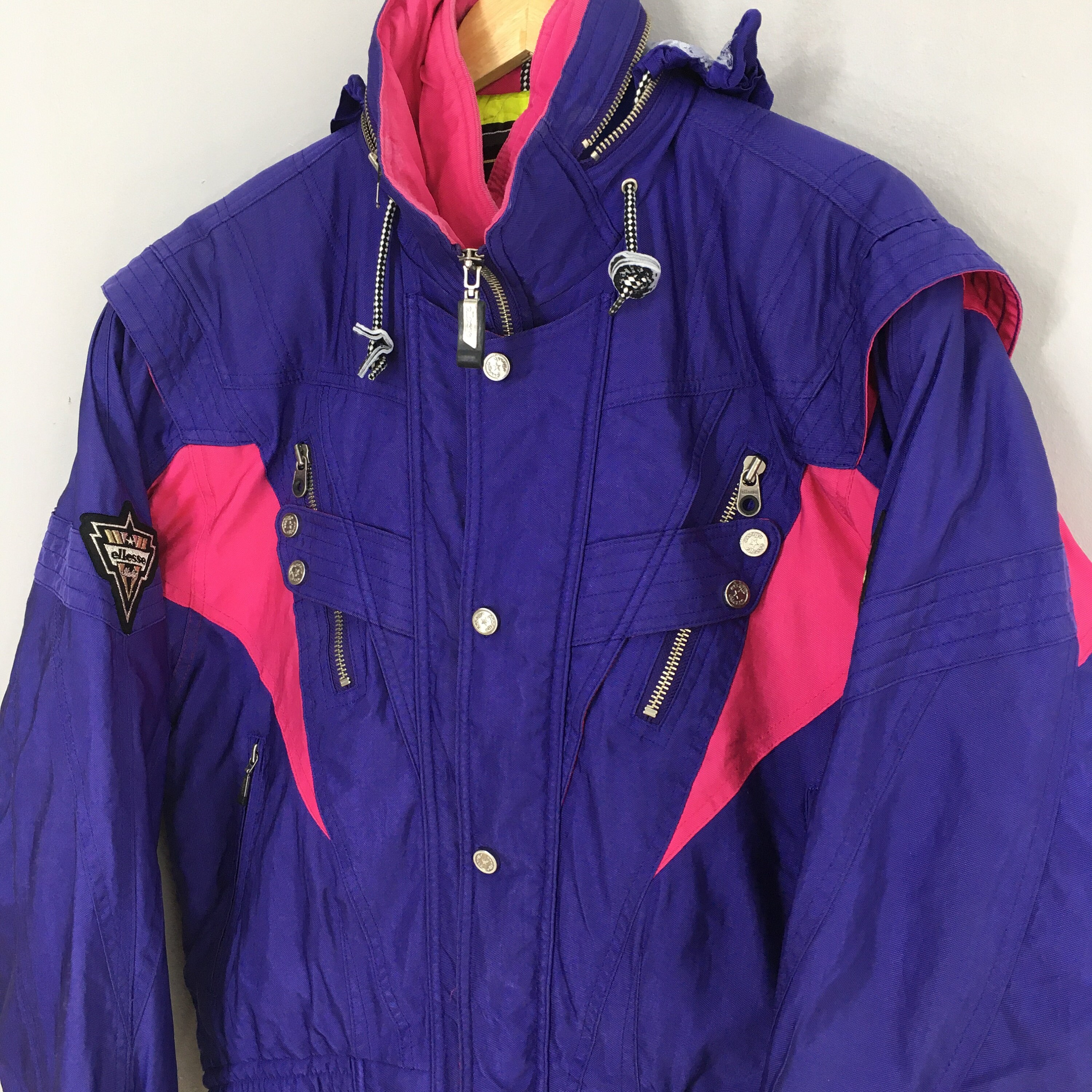 Vintage Ellesse Goldwin Japan Skiing Hoodie Jacket Large Vintage Ellesse Goldwin Japan Skiing Hoodie Jacket Large
