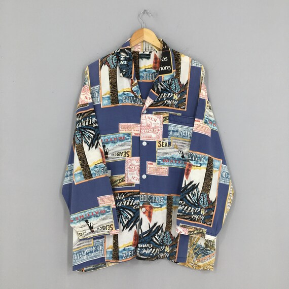 Vintage Aloha Hawaiian Island Wear Shirt XLarge 19