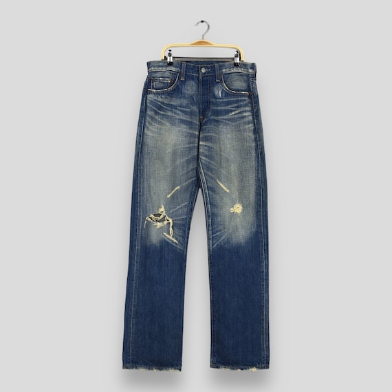 Size 30x33 Vintage 90s Levi's 501 Faded Blue Jeans Light