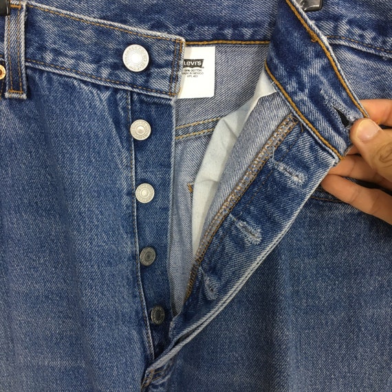 Size 32x33 Vintage Levi's 501XX Stonewash Jeans L… - image 4