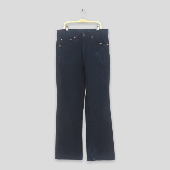 Size 31x30 Vintage 90s Levi's 517 Flared Jeans Levis Black Bootcut