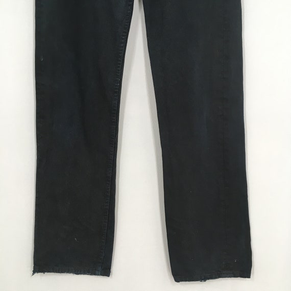 Size 32x32 Vintage Levis 501 Levi's Overdyed Blac… - image 3