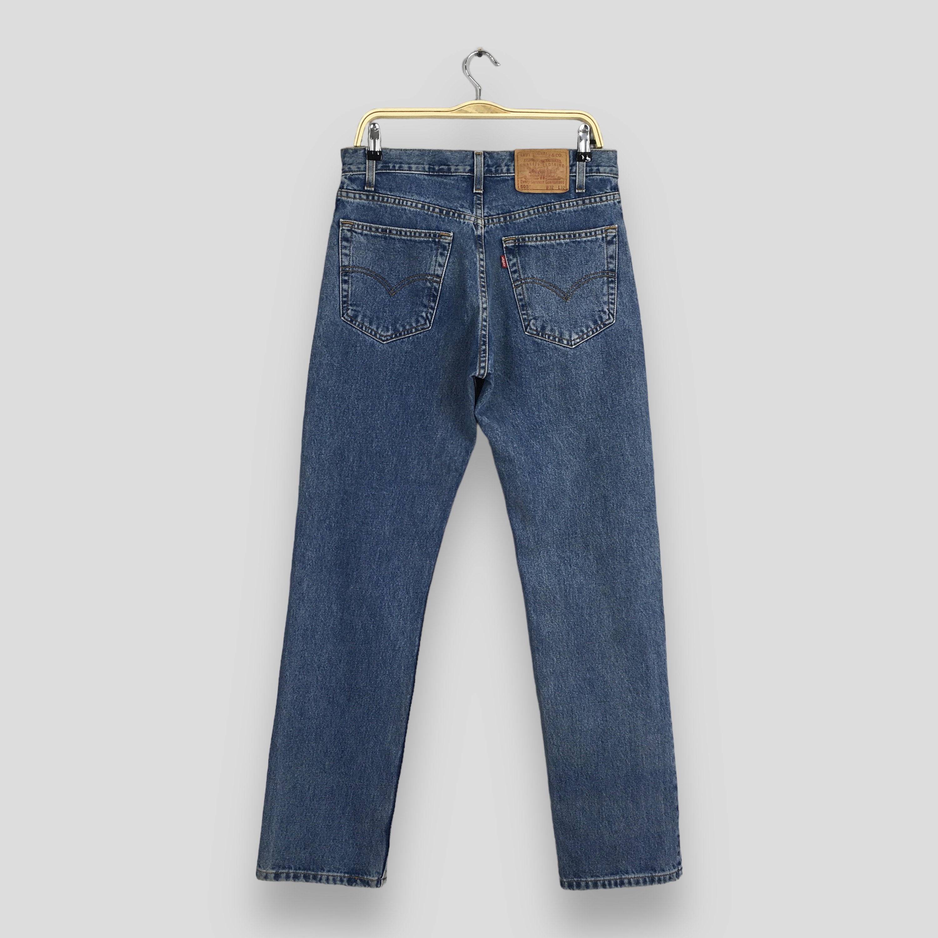 Size 31x32 Vintage Levi's 505 Light Wash Zipper Jeans 1990s Levi's