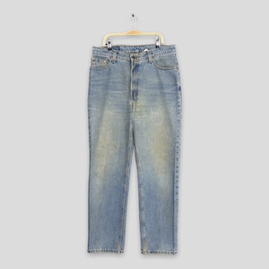 Size 31x29  Vintage Levi&#39;s 512 Slim Fit Jeans Stone Washed Jeans Levis 1990s Faded Dirty Denim Distressed Jeans Levis Straight Leg Jeans W31