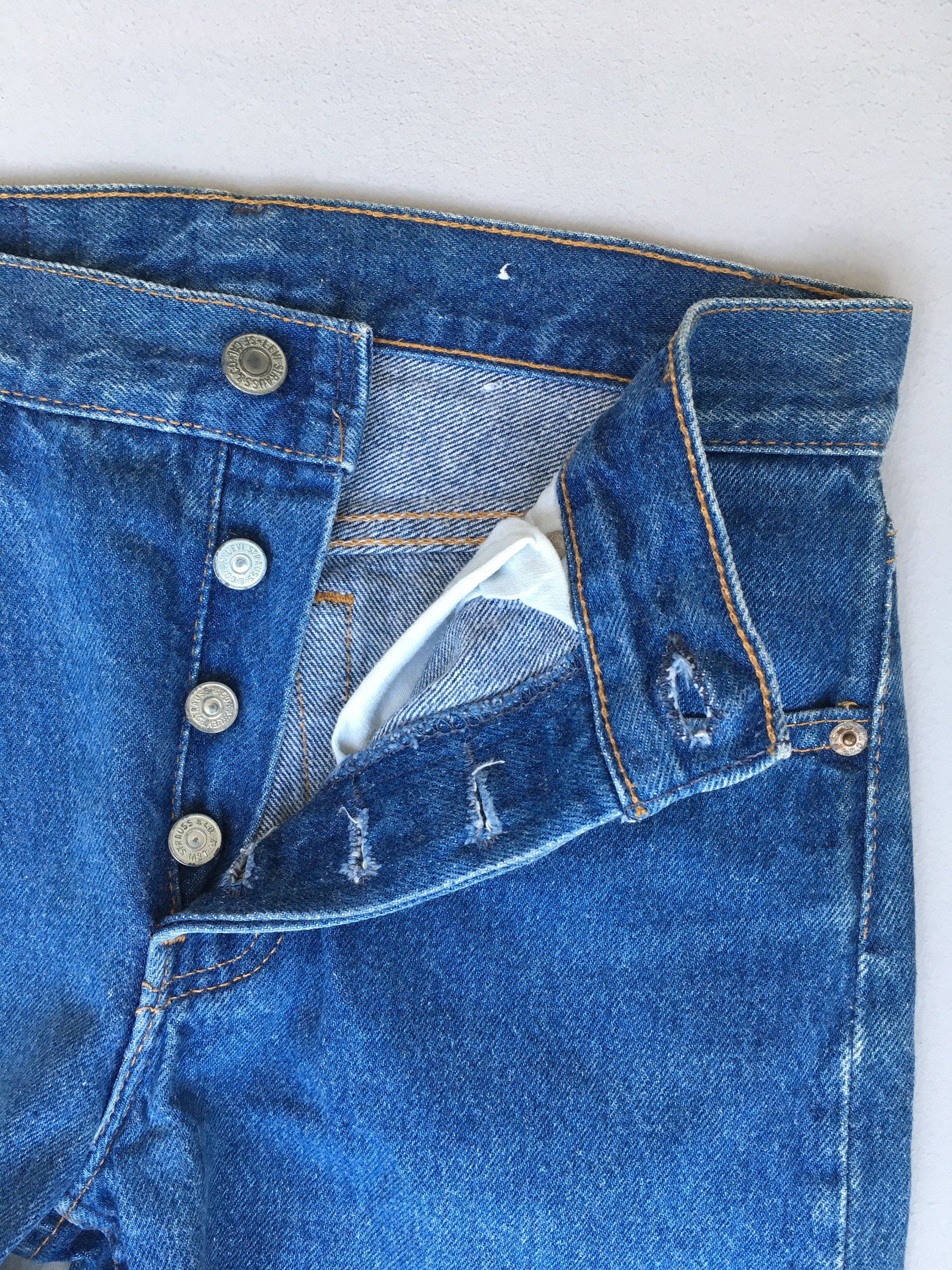 Size 27x27.5 Vintage Levis 701 Student Jeans Light Washed Size 27x27.5 Vintage Levis 701 Student Jeans Light Washed