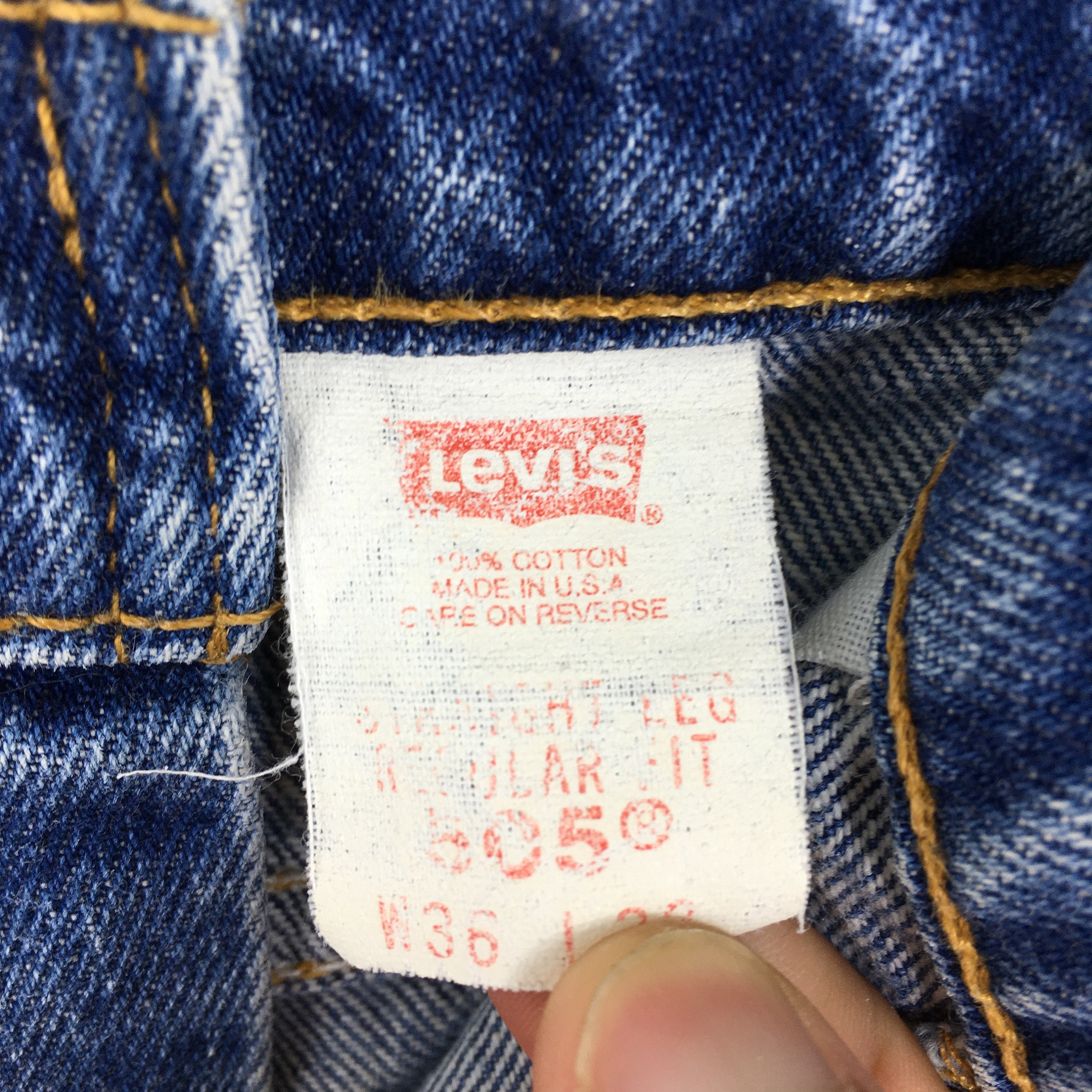 Supreme x Levi's FW13 Treebark Camo 505 Zip Fly Jeans Size 34 x 32 Made in  USA
