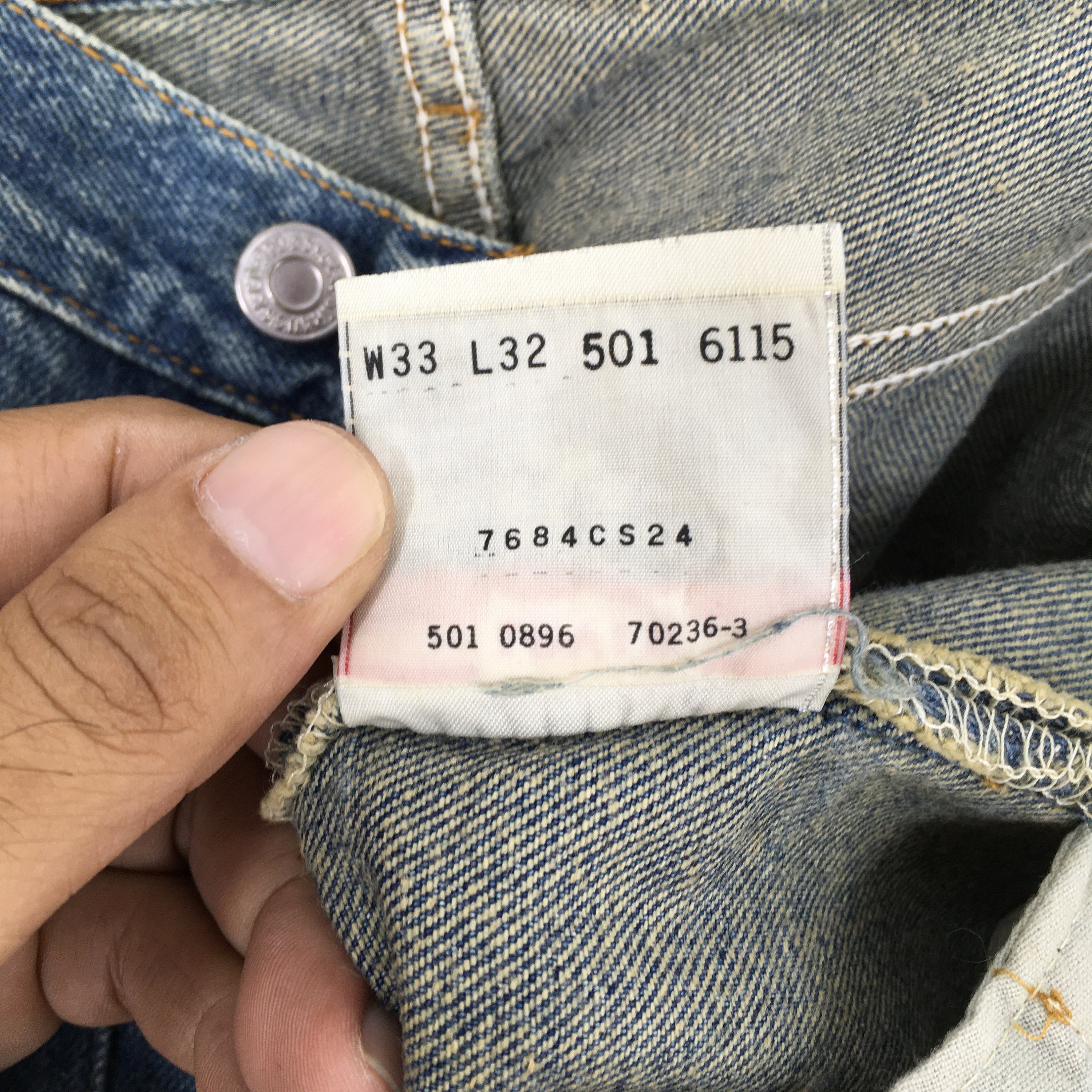 Size 31x32.5 Vintage 90s Levi's 501 Faded Stonewash Jeans Levi's