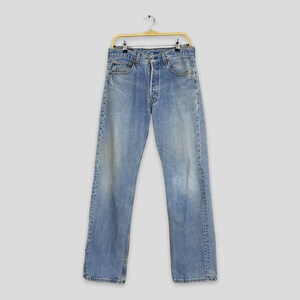 Size 30x30.5 Vintage 90s Levi&#39;s 501 Faded Dirty Blue Jeans Levi&#39;s Straight Leg Jeans Levi&#39;s Stonewash Denim Levi&#39;s 501 Light Wash Jeans W30