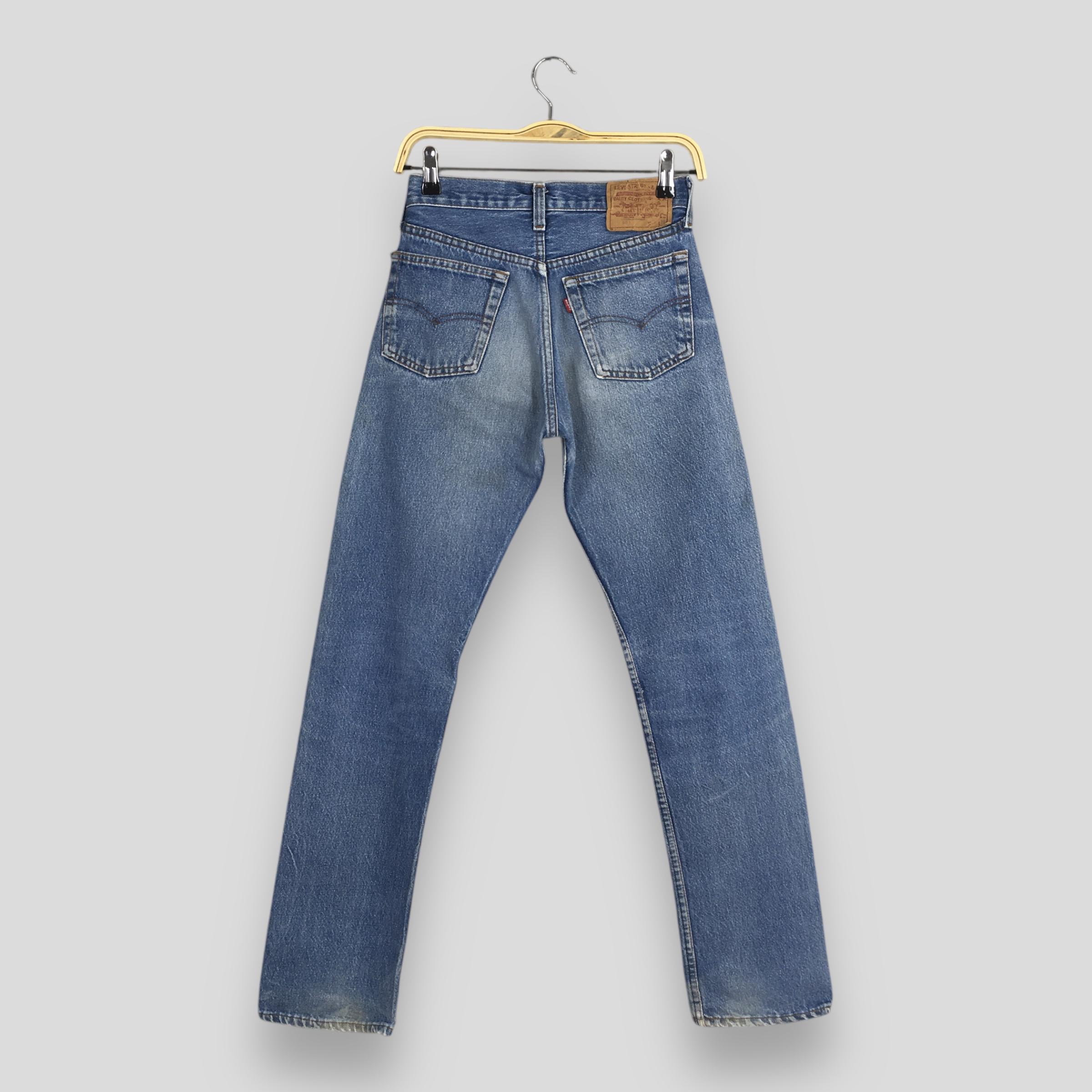 Size 24x31 Vintage 90s Levi's 501 Faded Blue Jeans Levi's Straight