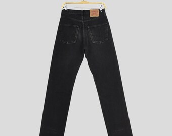 パンツ 90s USA Levis 501XX denim dark navy W32 Levis 501 Vintage 90s USA XX Straight Leg Jeans Blue Dark