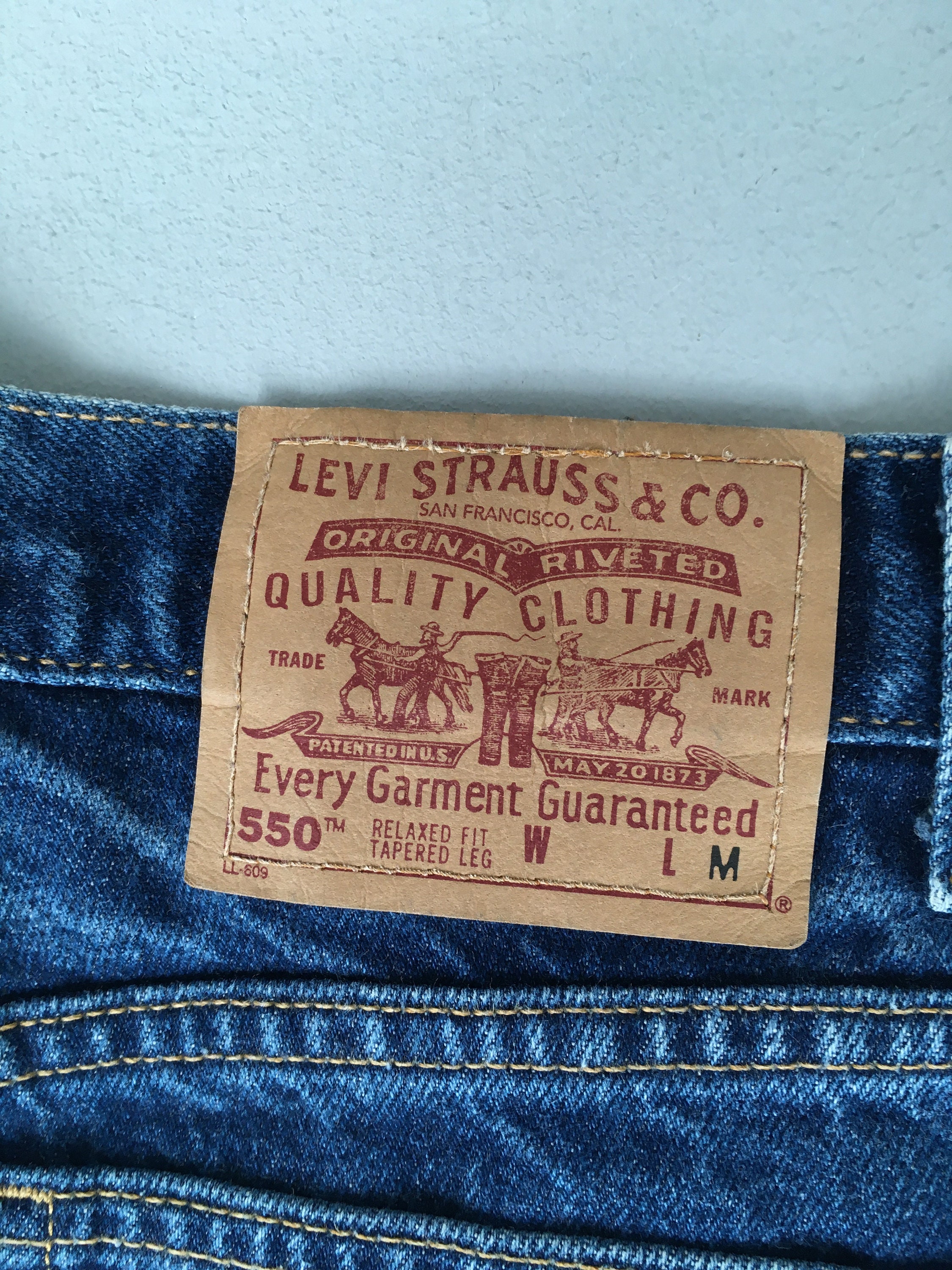 Size 28x26.5 Vintage Levis 550 Jeans Relaxed Fit Levi's - Etsy