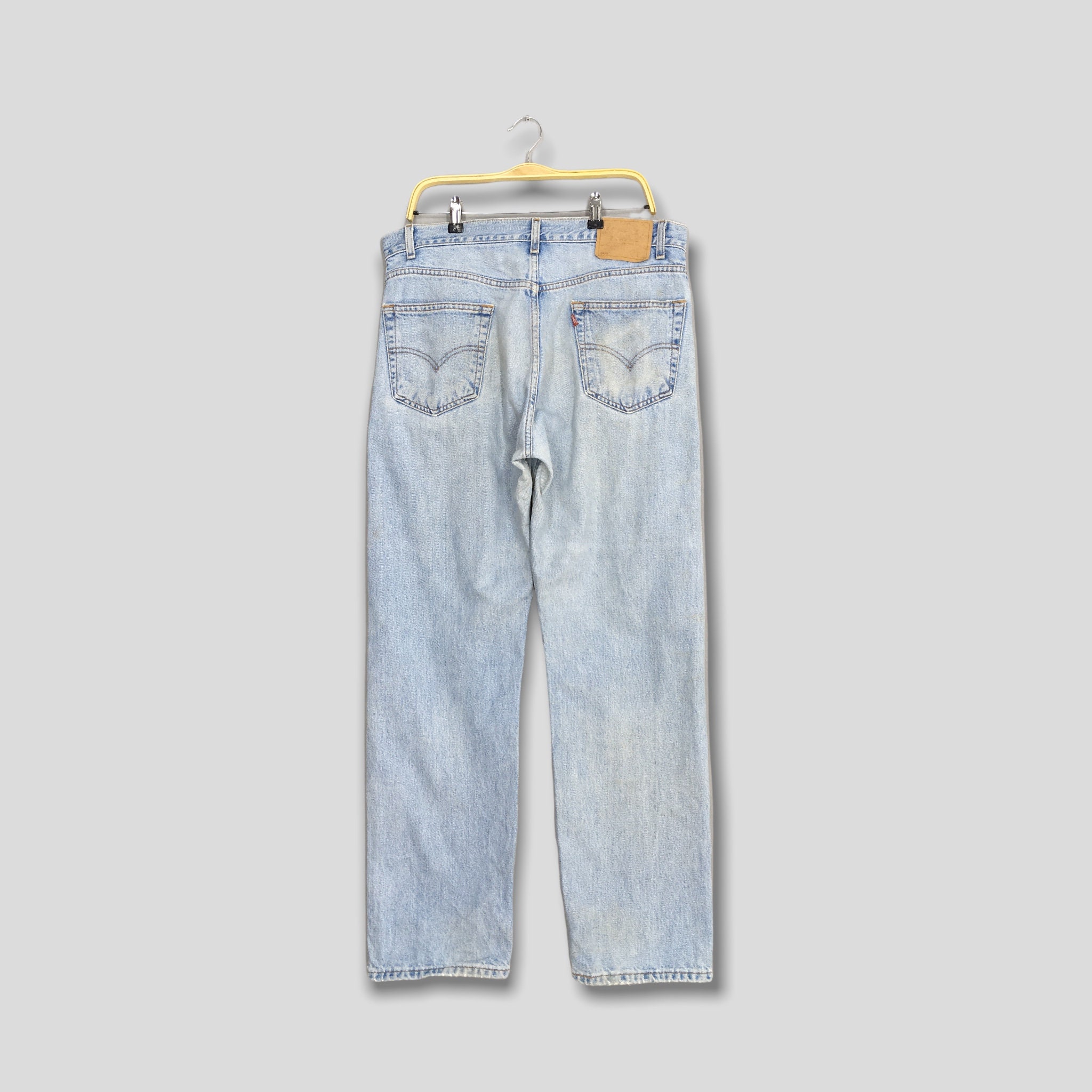 Size 36x31 Vintage Levis 505 Pale Blue Jeans Stonewash Jeans 1980s
